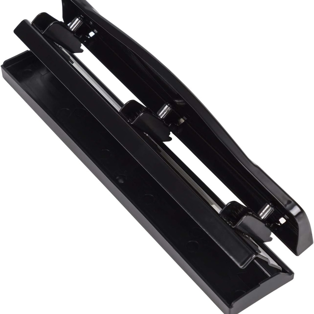 Sleek Black 3-Hole Punch by [Brand]